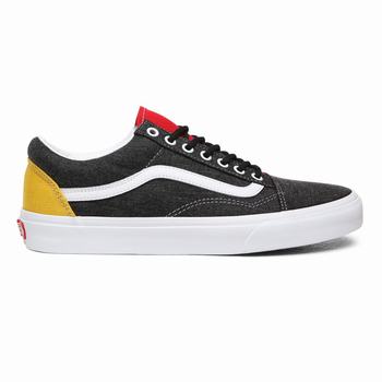 Damske Tenisky Vans Coastal Old Skool Čierne/Biele VA53TYZNK